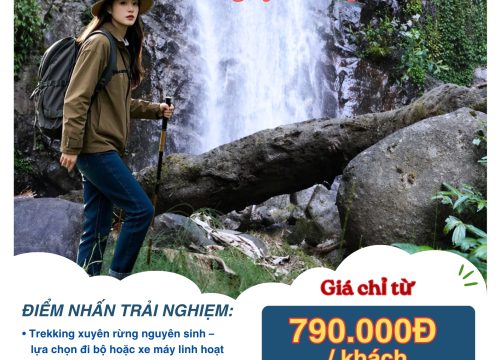 Tour trekking thác Lủng Páng 1 ngày